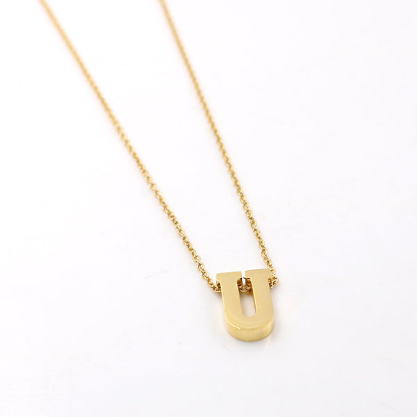 Initials Letter Necklace
