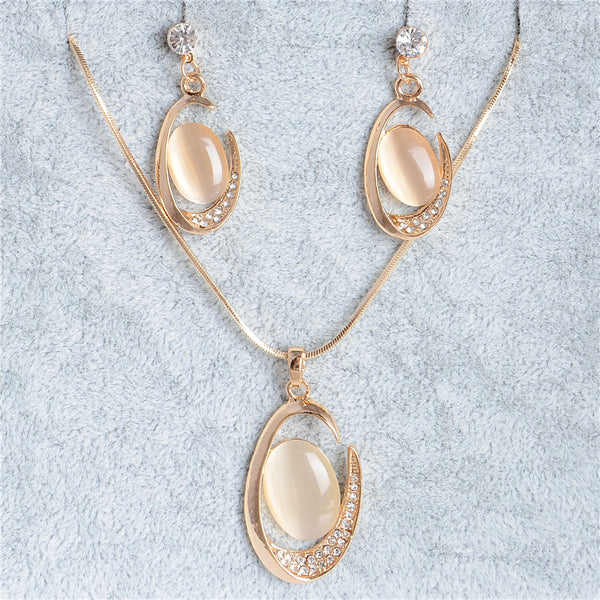 Luxury Wedding Bridal Rhinestone Jewelry Set
