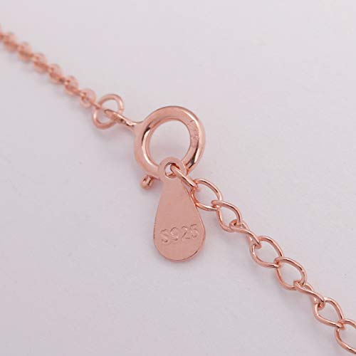 Sterling Silver I Love You Projection Necklace