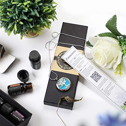 Faurora Essential Oil Necklace Gift Set
