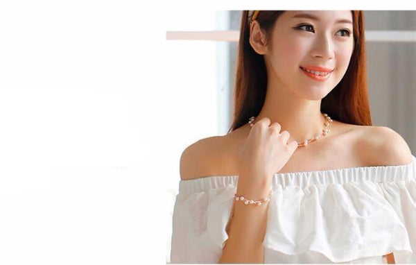 Imitation Pearl Jewelry Set