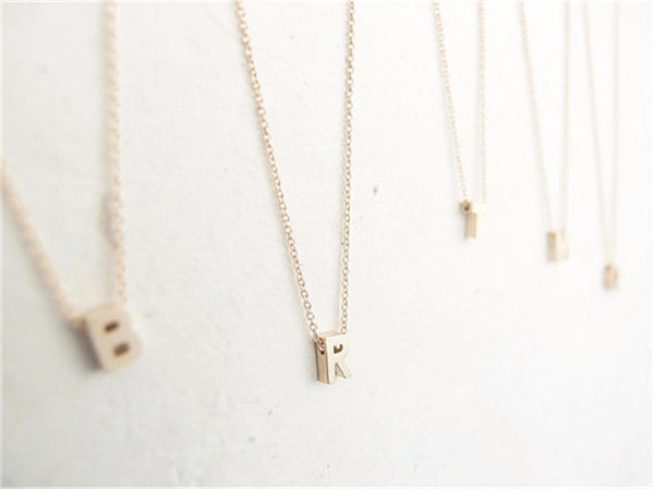 Initials Letter Necklace