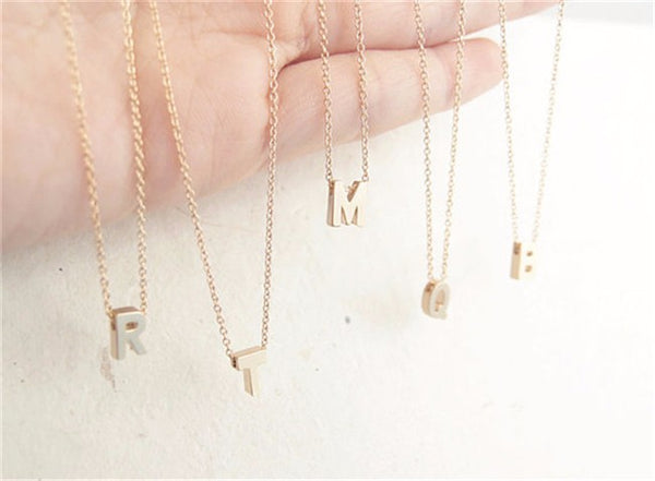 Initials Letter Necklace