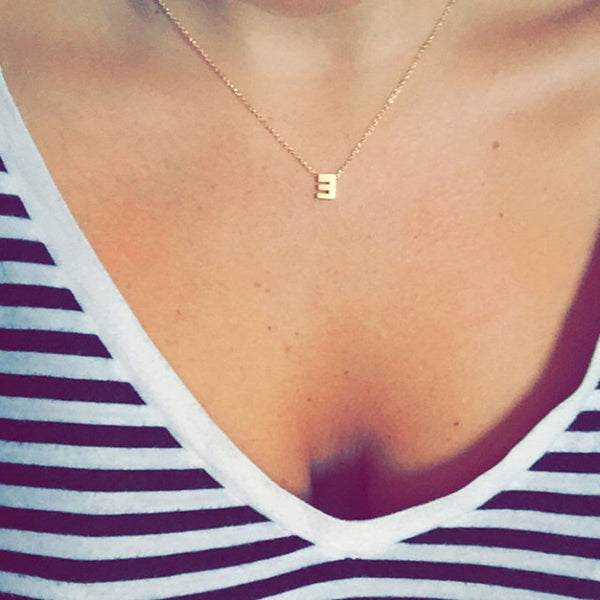Initials Letter Necklace