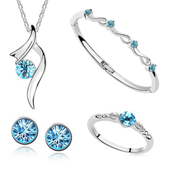 Fashion Austrian Crystal Pendant Necklace