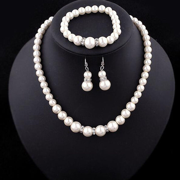Simulated-Pearl Jewelry Sets