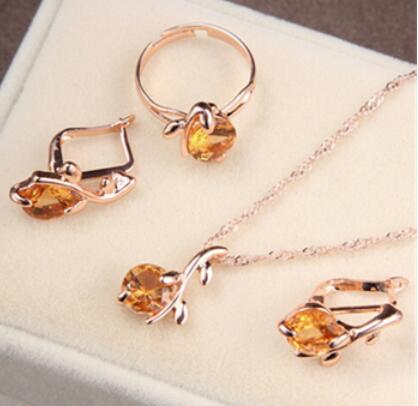 Wedding Crystal Fashion Jewelry Set