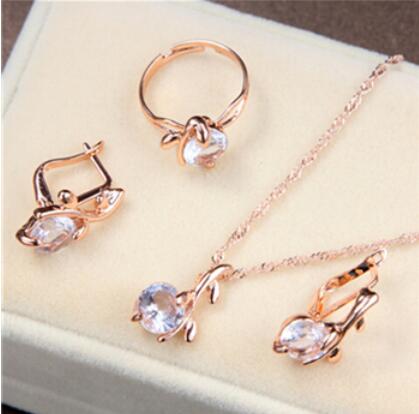 Wedding Crystal Fashion Jewelry Set