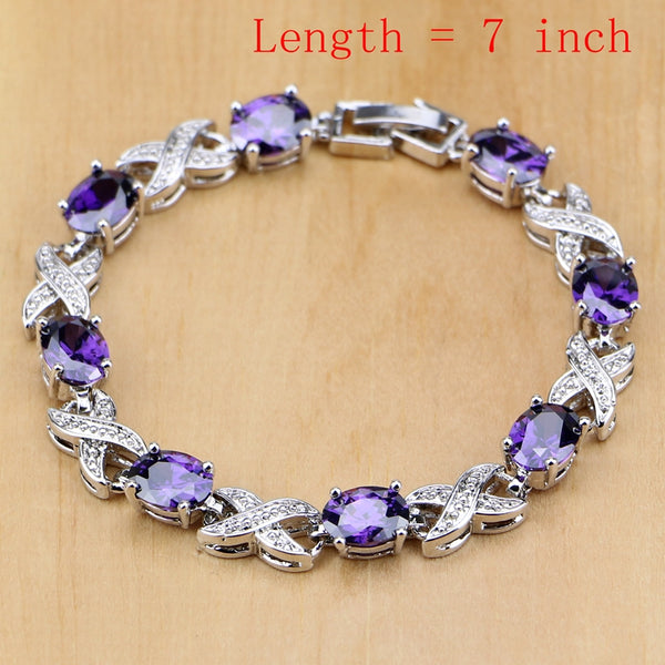 Cubic Zirconia Crystal Jewelry Sets
