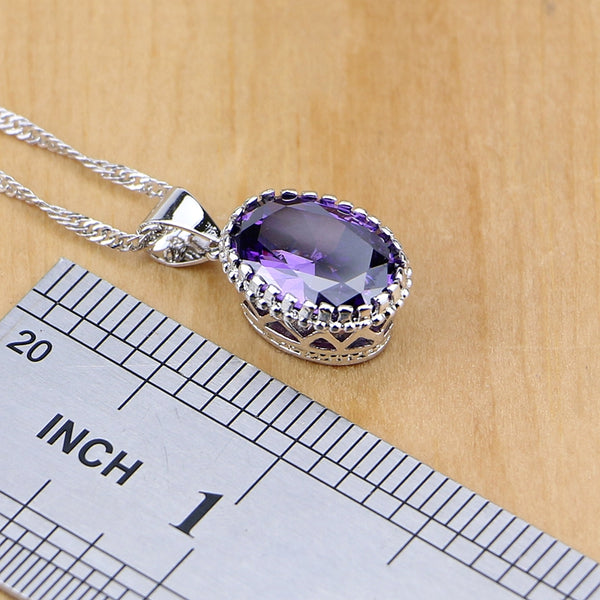 Cubic Zirconia Crystal Jewelry Sets