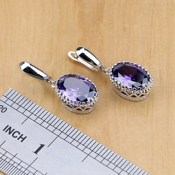 Cubic Zirconia Crystal Jewelry Sets