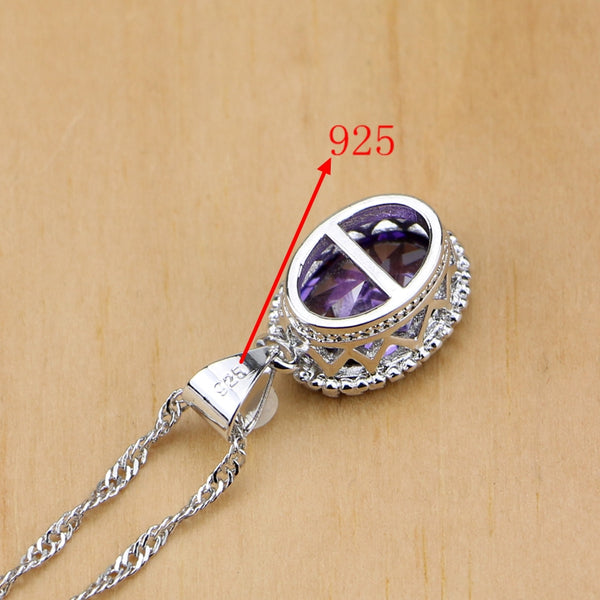 Cubic Zirconia Crystal Jewelry Sets