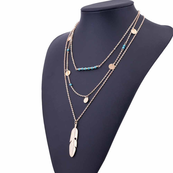 Fashion Feather Necklace