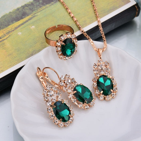 Fashion Adjustable Crystal Set