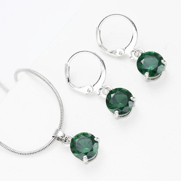 Fashion Cubic Zircon Hypoallergenic Jewelry Set