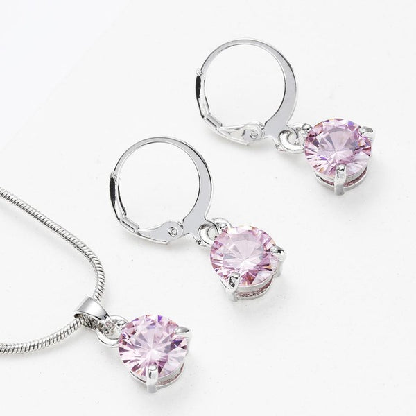 Fashion Cubic Zircon Hypoallergenic Jewelry Set