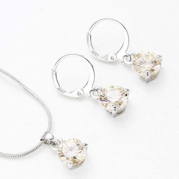 Fashion Cubic Zircon Hypoallergenic Jewelry Set