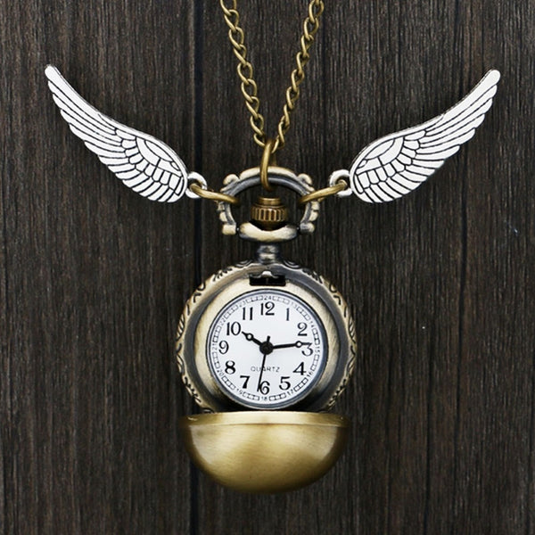Alice In Wonderland Pocket Watch w/Charms