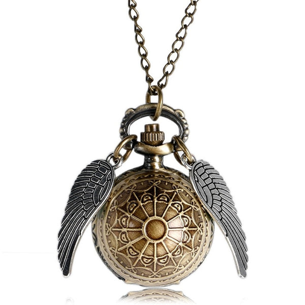 Alice In Wonderland Pocket Watch w/Charms