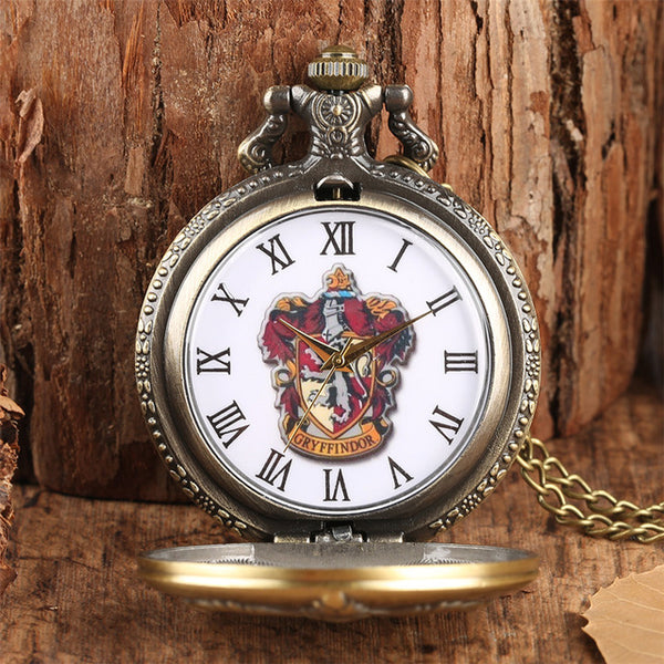 Hogwart Houses Vintage Style Pocket Watches