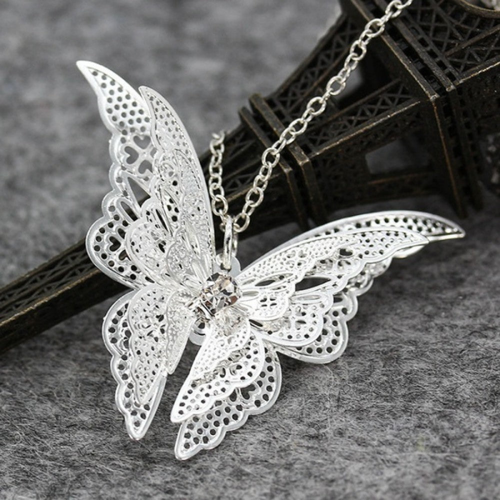 Butterfly Pendant & Necklace