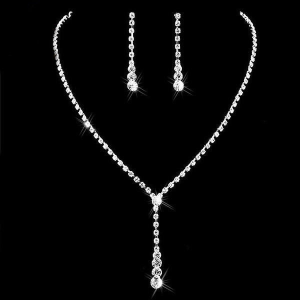 Drop Style Crystal Jewelry Sets