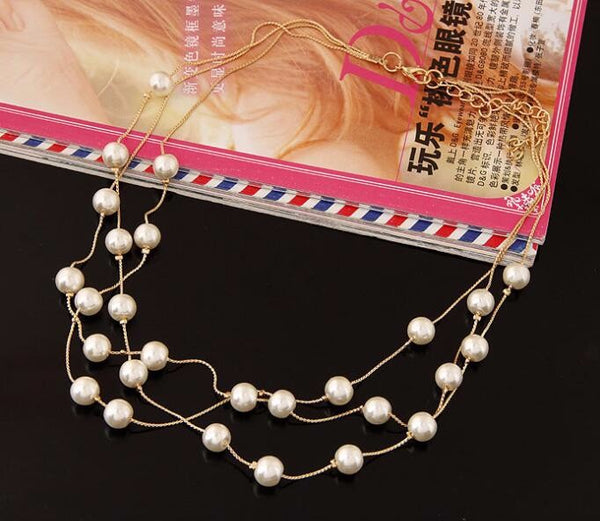 Imitation Pearl Jewelry Set