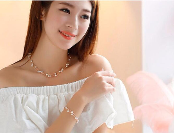 Imitation Pearl Jewelry Set