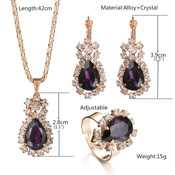 Fashion Adjustable Crystal Set