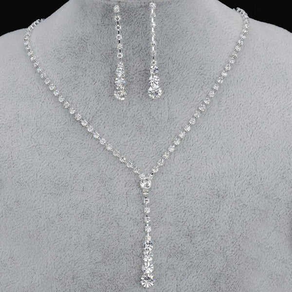 Drop Style Crystal Jewelry Sets