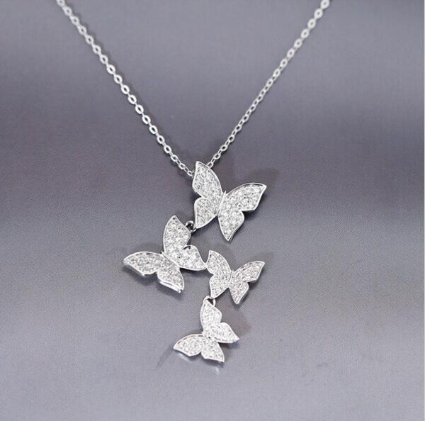 Zircon Butterfly Necklaces & Pendants