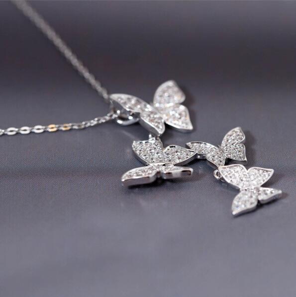 Zircon Butterfly Necklaces & Pendants