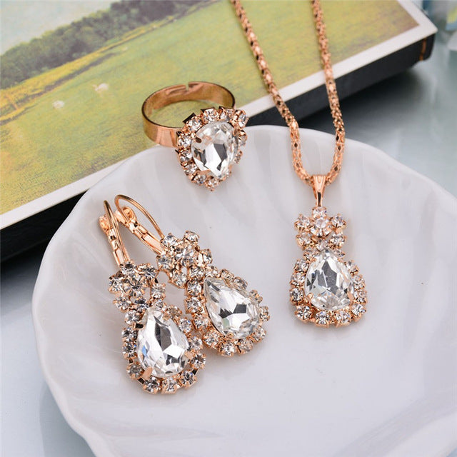 Fashion Adjustable Crystal Set