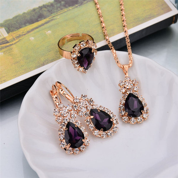 Fashion Adjustable Crystal Set