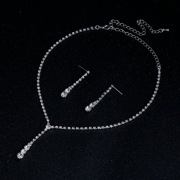 Drop Style Crystal Jewelry Sets