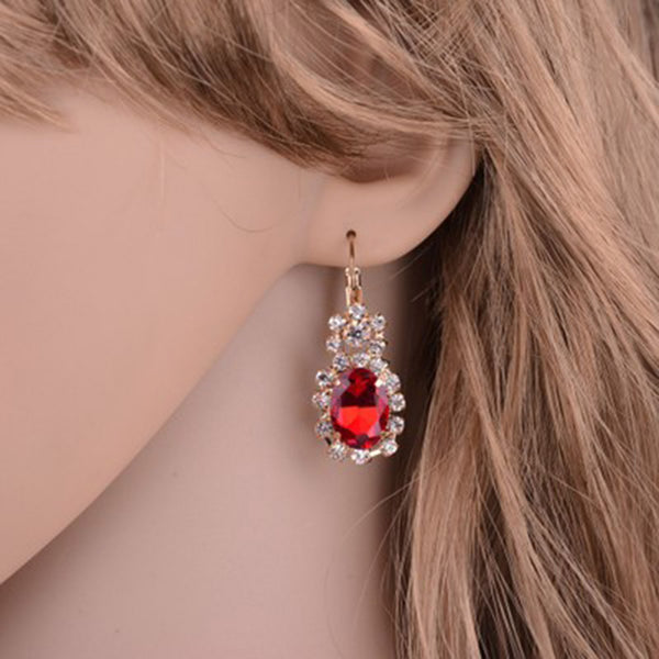 Fashion Crystal Stone Wedding Jewelry Sets