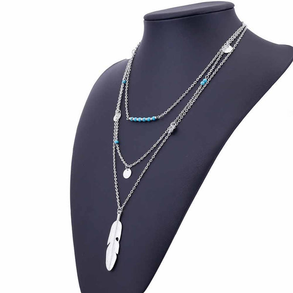 Fashion Feather Necklace