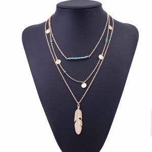 Fashion Feather Necklace