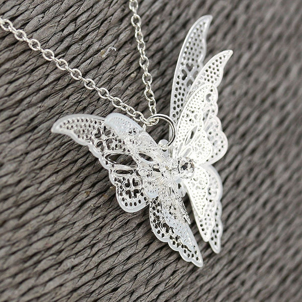 Butterfly Pendant & Necklace