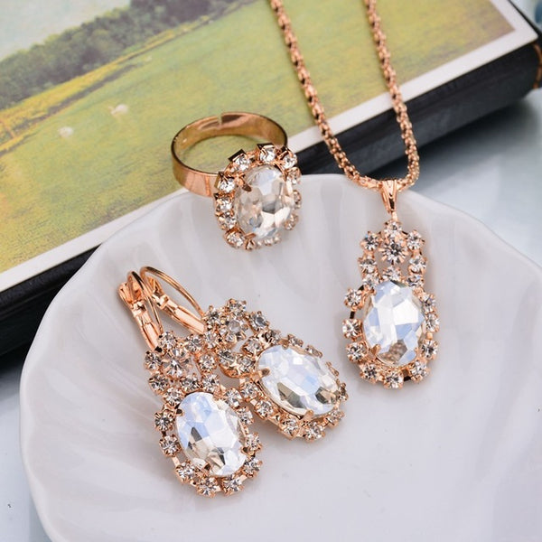 Fashion Adjustable Crystal Set