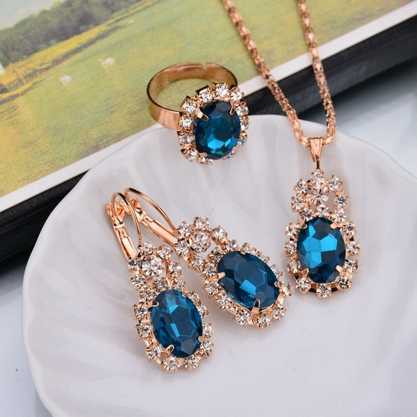 Fashion Adjustable Crystal Set