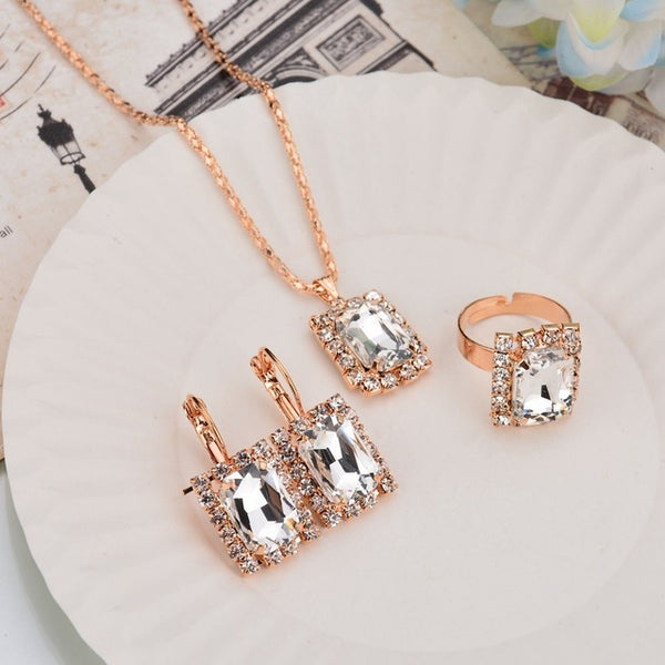 Fashion Adjustable Crystal Set