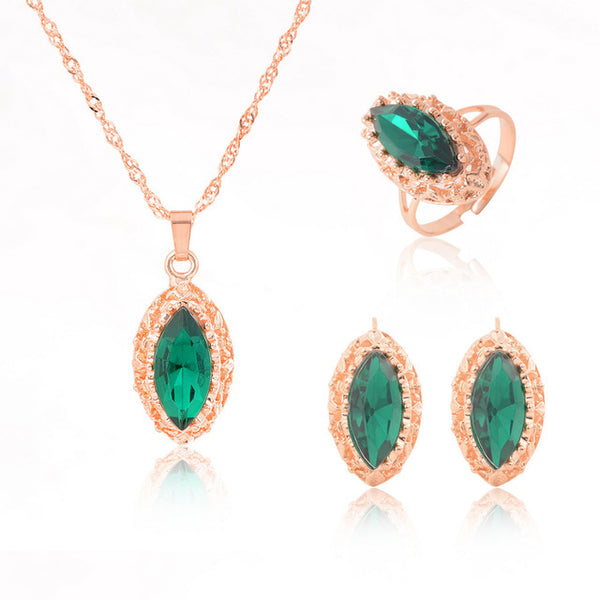 Wedding Crystal Fashion Jewelry Set