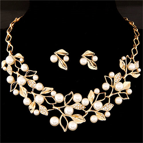 Elegant Simulated Bridal Jewelry Sets