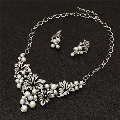 Elegant Simulated Bridal Jewelry Sets