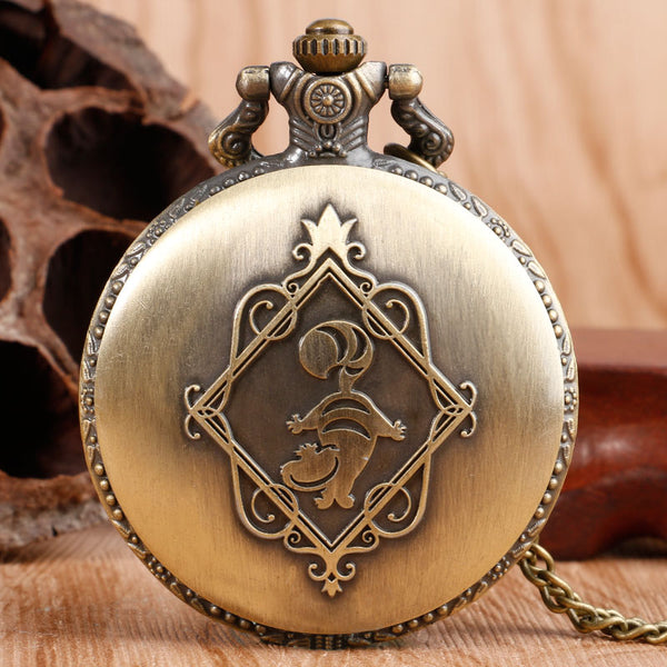 Retro Style Alice in Wonderland Pocket Watch