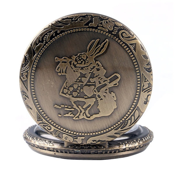 Retro Style Alice in Wonderland Pocket Watch